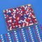 Red White and Blue Beads, 4th of July Beads 8mm Patriotic Beads for Crafts Red White Blue Fake Pearls, 4th of July Accessories 250 Anniversary Independence Day Beads for Jewelry Making 500PCS